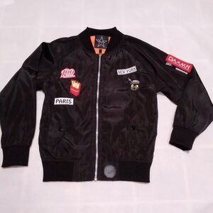 Boom Kids Paris Zip Up Jacket With Patches